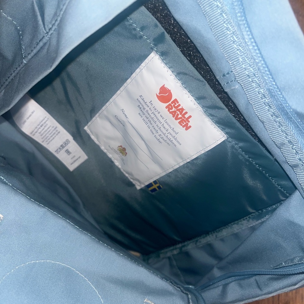 Fjällräven Kånken Blue Mini Backpack - NWOT - Picture 3 of 3
